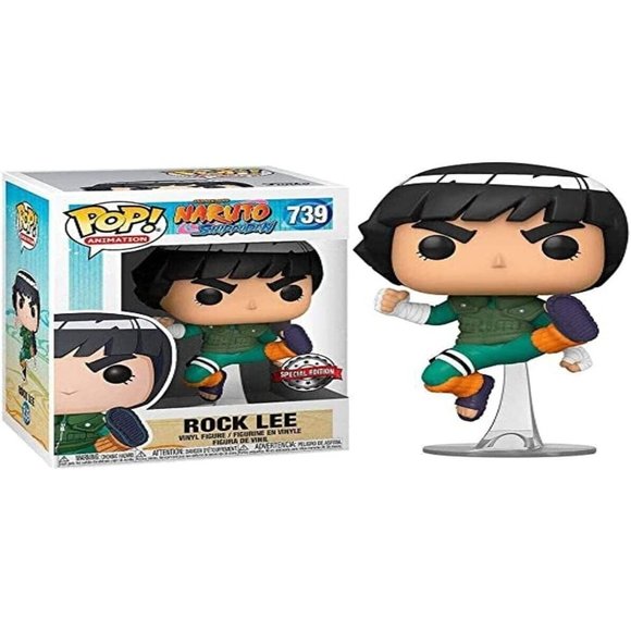 Funko Pop! Animation Naruto Shippuden - Rock Lee #739 Special Edition Exclusive - Picture 1 of 2